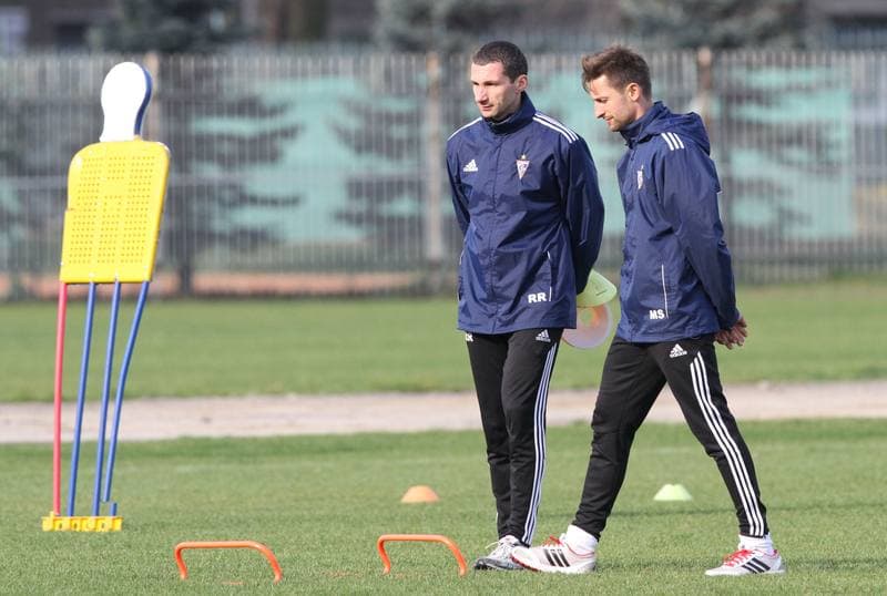Football. Gornik Zabrze. Training. 01.11.2013