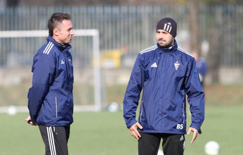 Football. Gornik Zabrze. Training. 01.11.2013