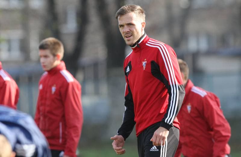 Football. Gornik Zabrze. Training. 01.11.2013