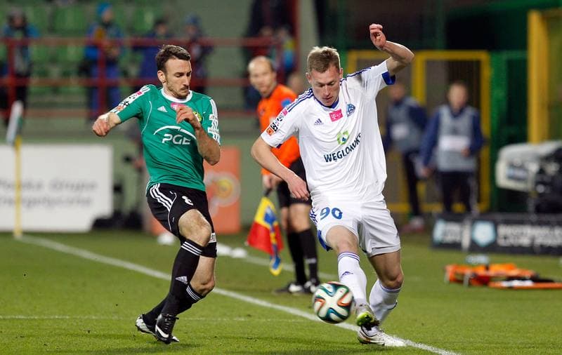 Football. T-Mobile Ekstraklasa. GKS Belchatow - Ruch Chorzow. 16.03.2015