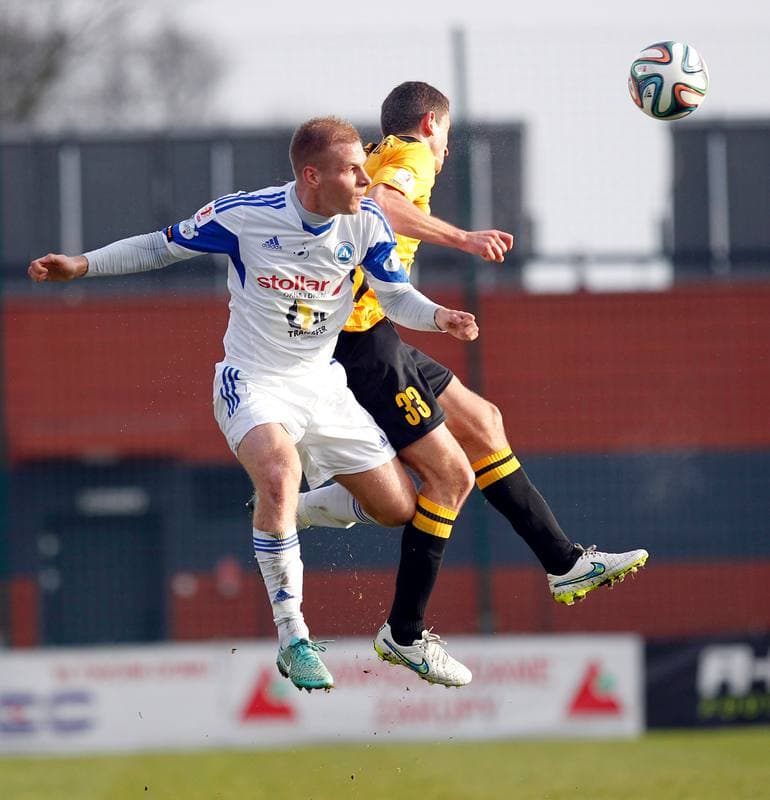 Football. I Liga. Wigry Suwalki - GKS Katowice. 04.04.2015