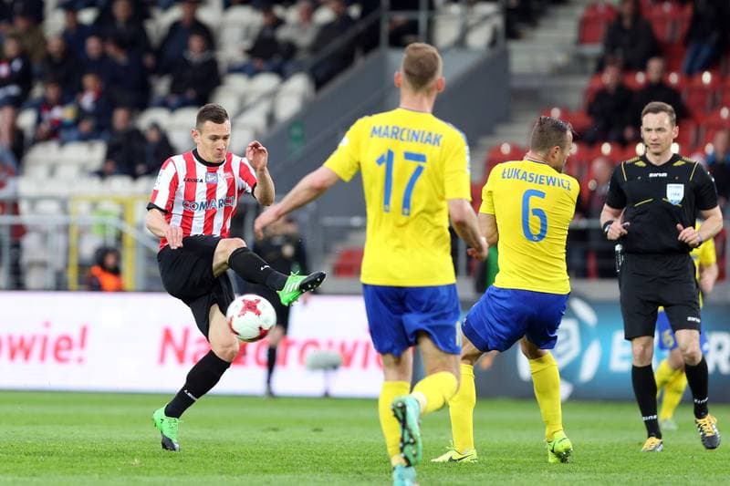 Football. Lotto Ekstraklasa. Cracovia Krakow - Arka Gdynia. 08.05.2017