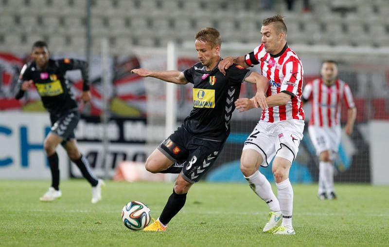 Football. T-Mobile Ekstraklasa. Cracovia Krakow - Korona Kielce. 22.05.2015