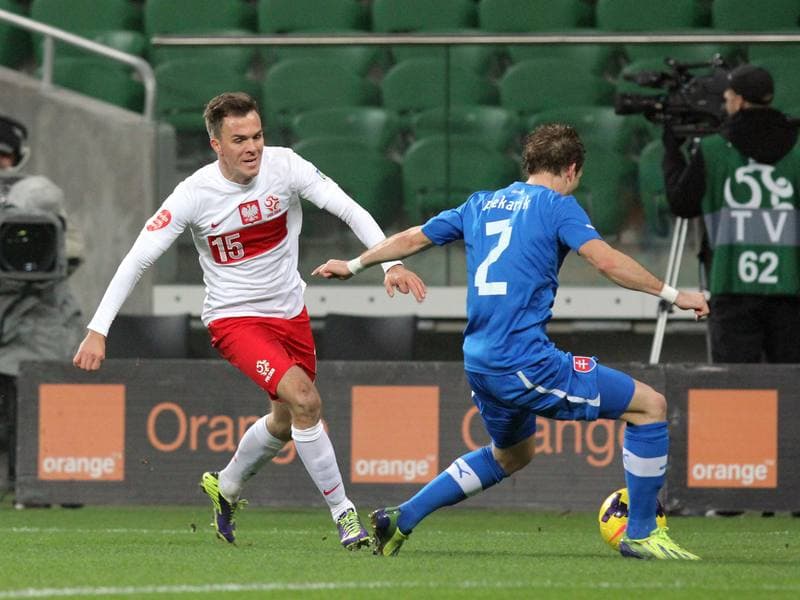 Football. International Friendly. Poland - Slovakia. 15.11.2013