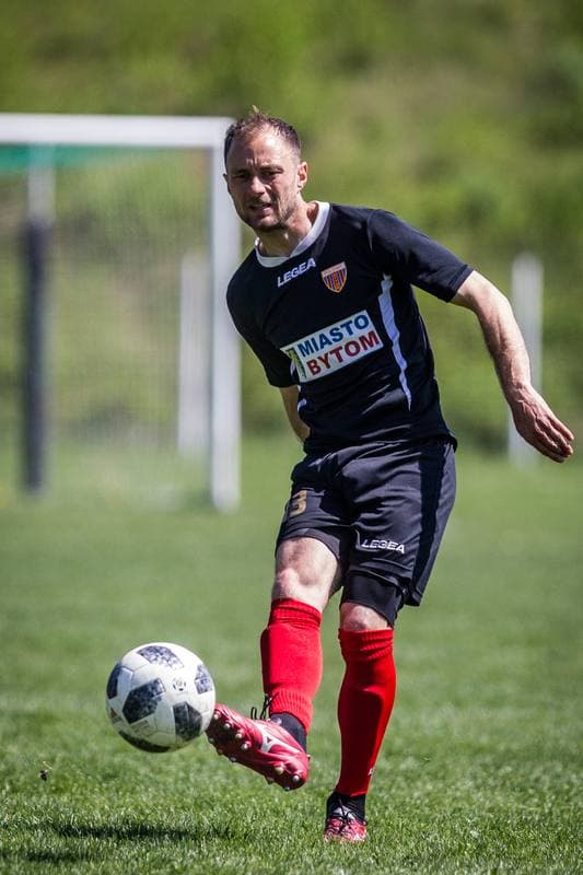 Football. Haiz IV Liga. Polonia Bytom - MKS Myszkow. 01.05.2019
