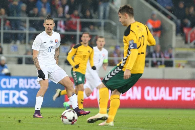 Football. World Cup Qualifiers. Slovakia - Lithuania. 11.11.2016