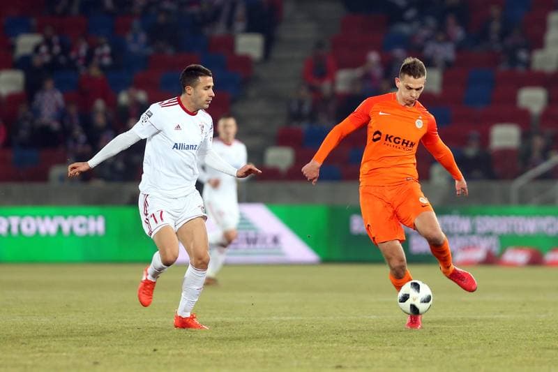 Football. Lotto Ekstraklasa. Gornik Zabrze - Zaglebie Lubin. 09.03.2018