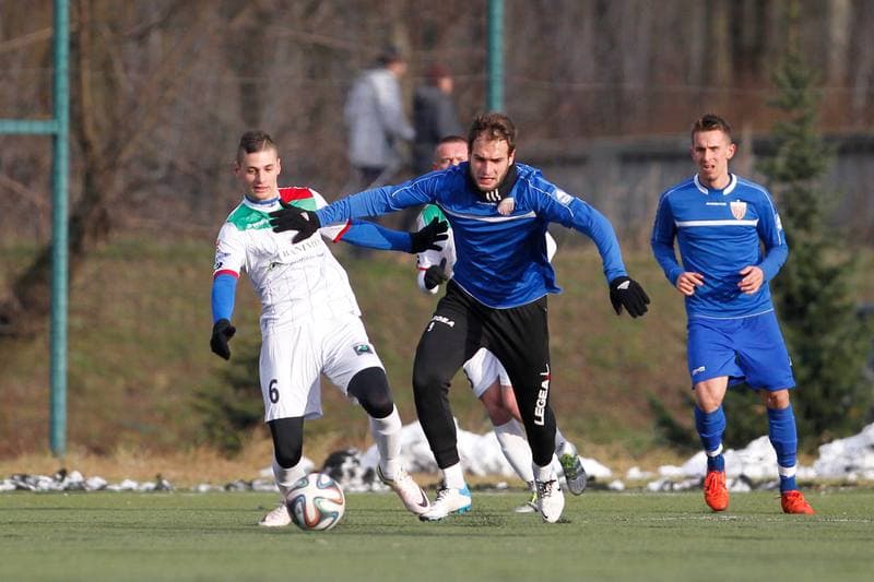 Football. Sparing. Zaglebie Sosnowiec - Polonia Bytom. 03.12.2016
