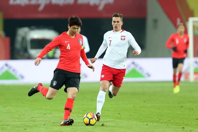 Football. International Friendly. Poland - South Korea. 27.03.2018