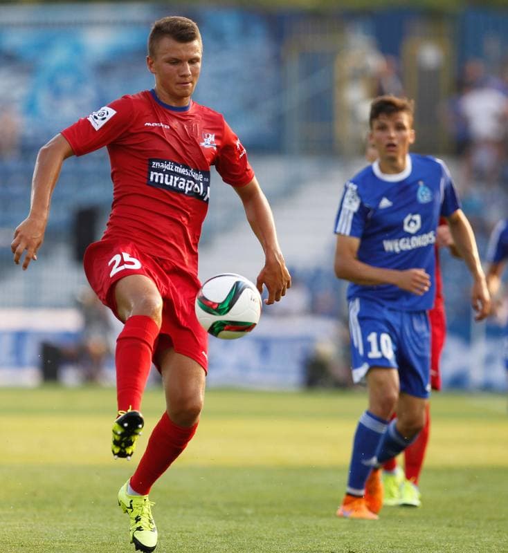 Football. T-Mobile Ekstraklasa. Ruch Chorzow - Podbeskidzie Bielsko Biala. 08.12.2014