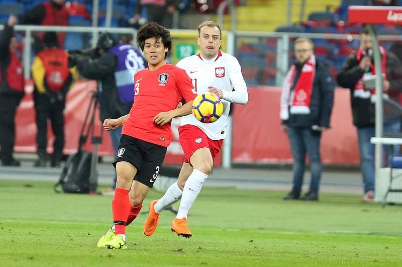Football. International Friendly. Poland - South Korea. 27.03.2018