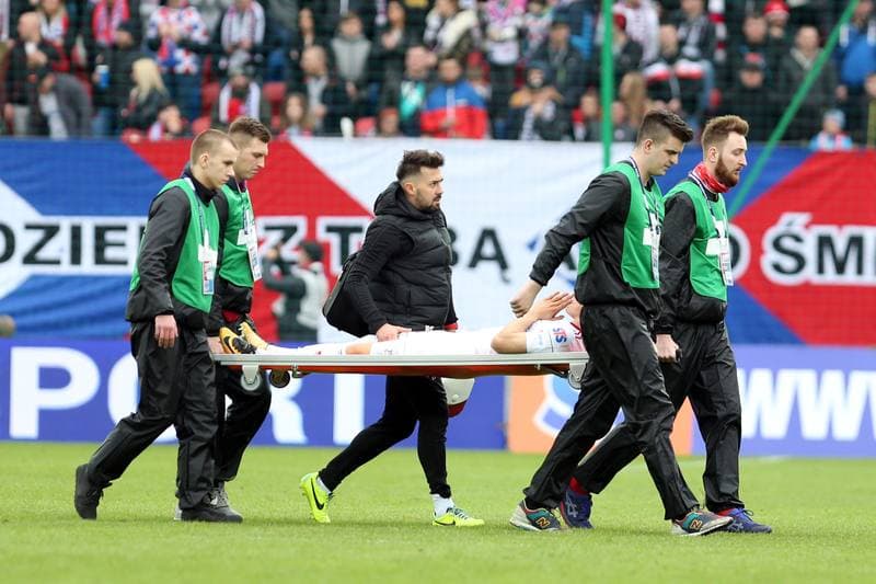 Football. Lotto Ekstraklasa. Gornik Zabrze - Sandecja Nowy Sacz. 31.03.2018