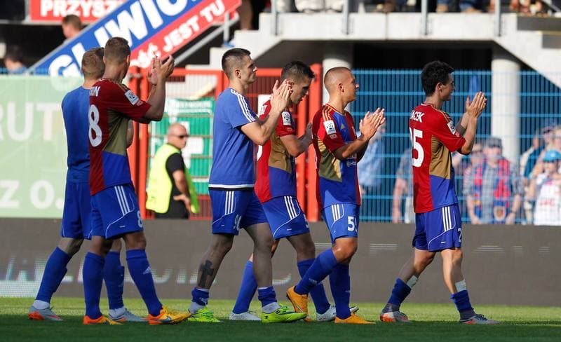 Football. PKO BP Ekstraklasa. Piast Gliwice - Gornik Leczna. 29.08.2015