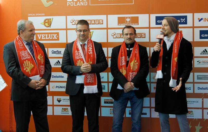 Handball. Euro 2016. Trophy Tour. 27.10.2015