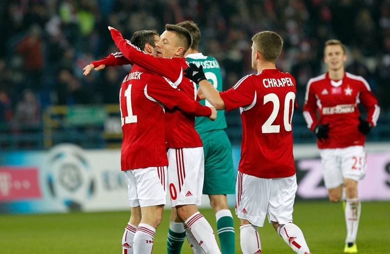 Football. T-Mobile Ekstraklasa. Wisla Krakow - Slask Wroclaw. 29.11.2013