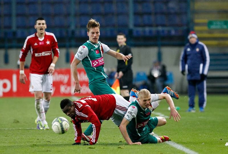 Football. T-Mobile Ekstraklasa. Wisla Krakow - Slask Wroclaw. 29.11.2013
