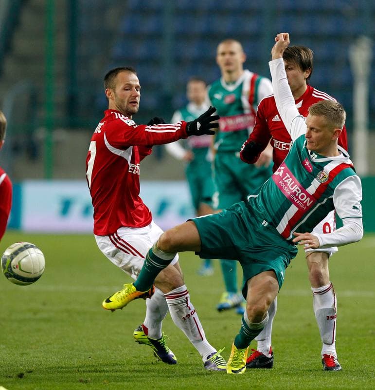 Football. T-Mobile Ekstraklasa. Wisla Krakow - Slask Wroclaw. 29.11.2013
