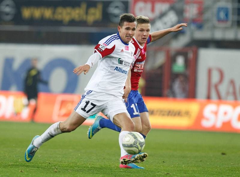 Football. T-Mobile Ekstraklasa. Piast Gliwice - Gornik Zabrze. 30.11.2013