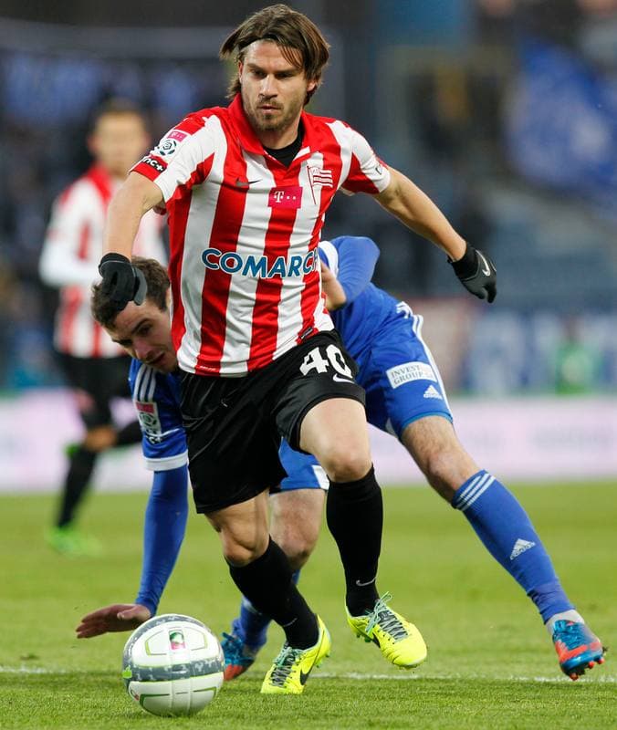 Football. T-Mobile Ekstraklasa. Ruch Chorzow - Cracovia Krakow. 10.04.2015