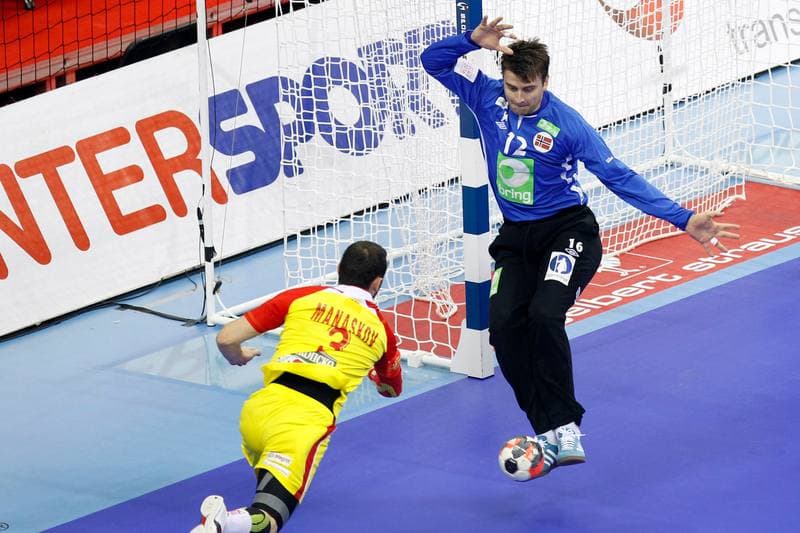 Handball. EHF Euro 2016. FYR Macedonia - Norway. 25.01.2016