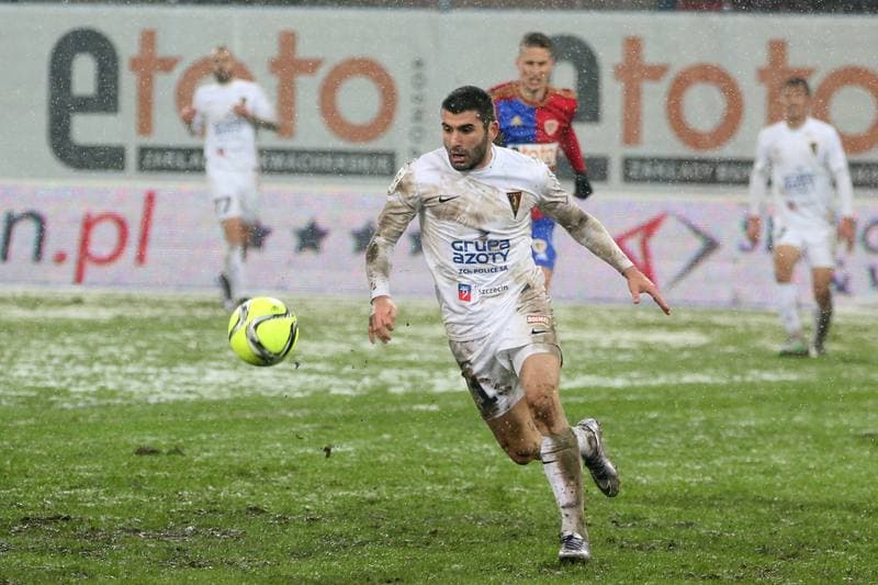 Football. Ekstraklasa. Piast Gliwice - Pogon Szczecin. 19.02.2016