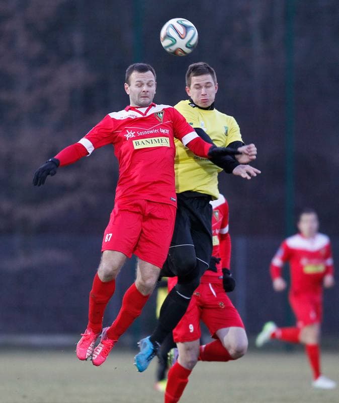 Football. Sparing. Zaglebie Sosnowiec - Gornik Piaski. 24.02.2016