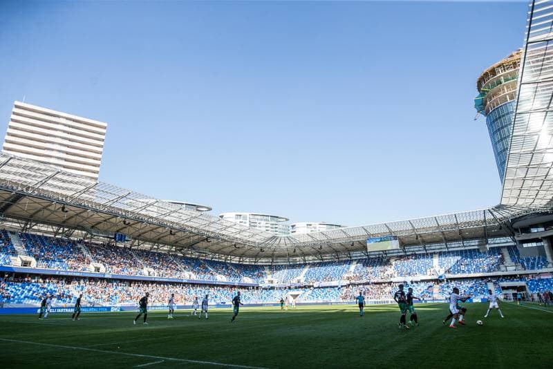 Football. UEFA Europa League. Slovan Bratislava - KF Feronikeli. 24.07.2019