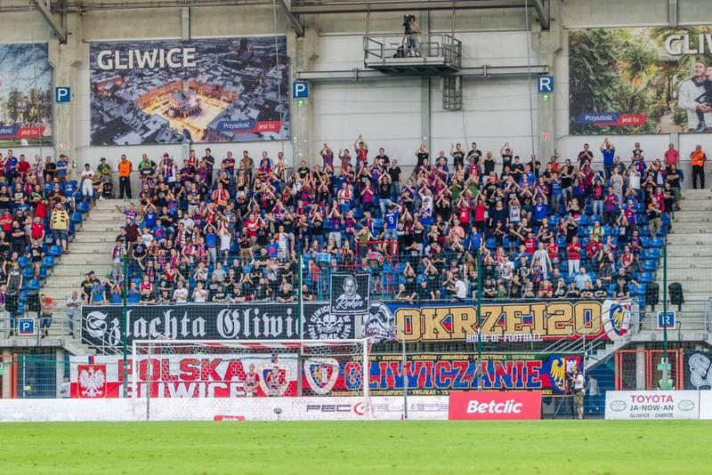 Football. UEFA Europa League. Piast Gliwice - FK Riga. 25.07.2019