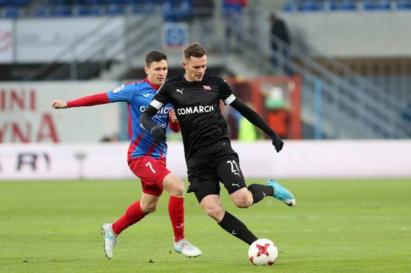 Football. Lotto Ekstraklasa. Piast Gliwice - Cracovia Krakow. 18.11.2017