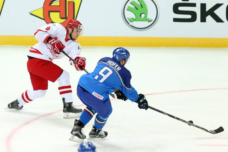 Ice Hockey. World Championship Division 1A. Italy - Poland. 23.04.2016
