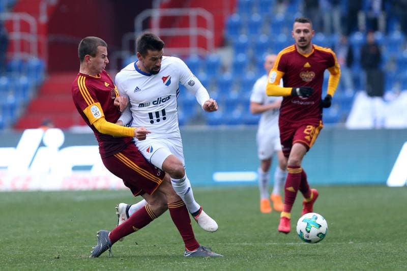 Football. HET Liga. Banik Ostrava - Dukla Praha. 17.03.2018