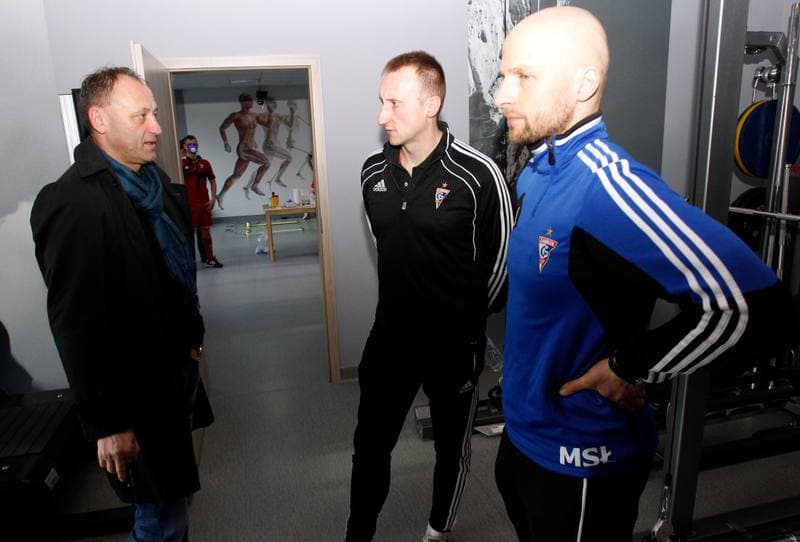 Football. Gornik Zabrze. Training. 07.01.2014