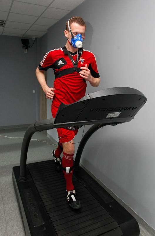 Football. Gornik Zabrze. Training. 07.01.2014