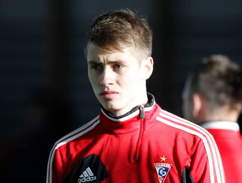 Football. Gornik Zabrze. Training. 08.01.2014