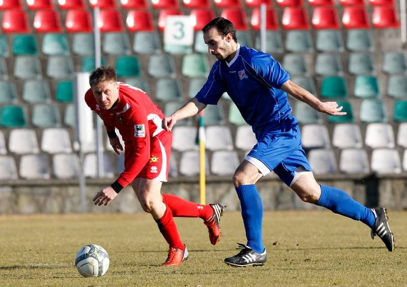 Football. Sparing. Zaglebie Sosnowiec - Podbeskidzie Bielsko Biala. 11.01.2014