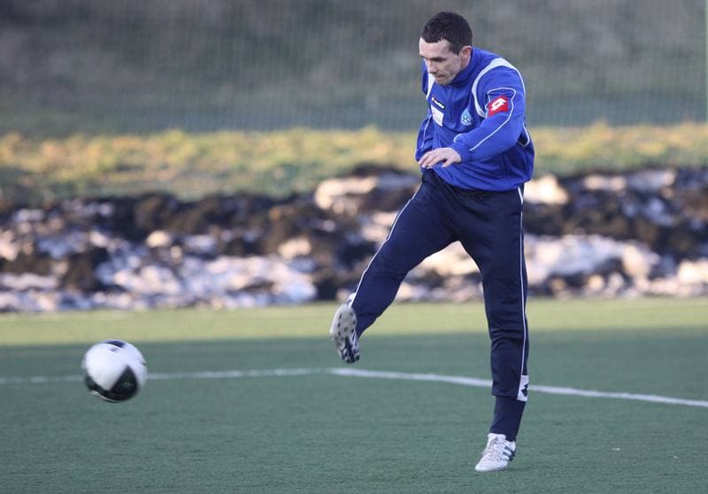 Football. Ruch Chorzow. Training. 10.01.2011