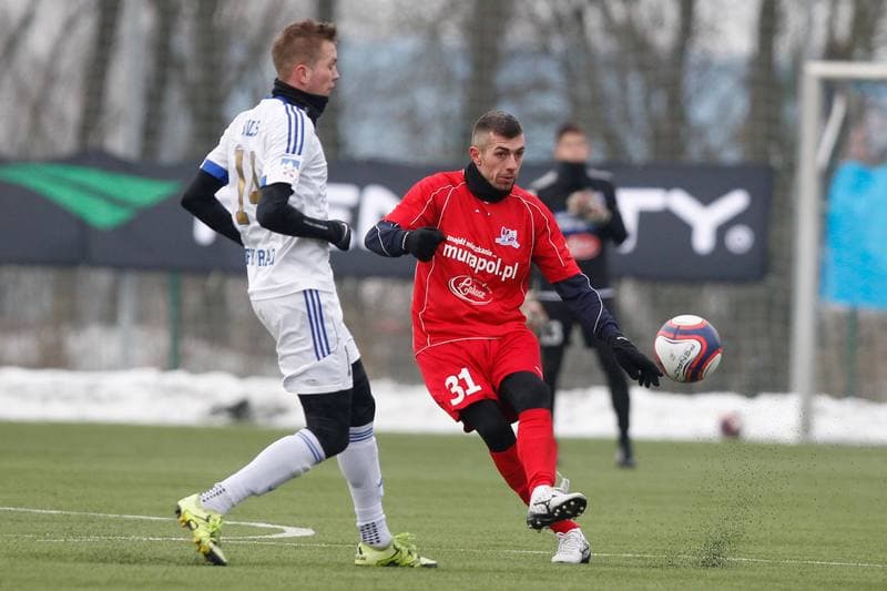 Football. Sparing. FK Poprad - Podbeskidzie Bielsko-Biala. 20.01.2017