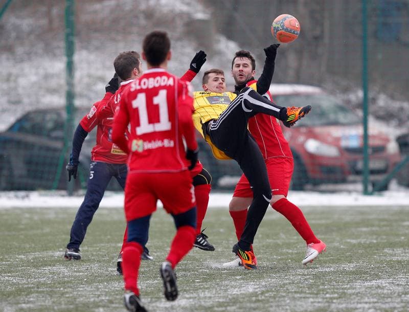 Football. Friendly Match. Podbeskidzie Bielsko Biala - Sandecja Nowy Sacz. 23.01.2014