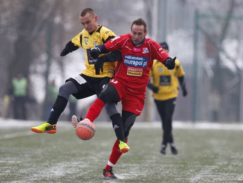 Football. Friendly Match. Podbeskidzie Bielsko Biala - Sandecja Nowy Sacz. 23.01.2014