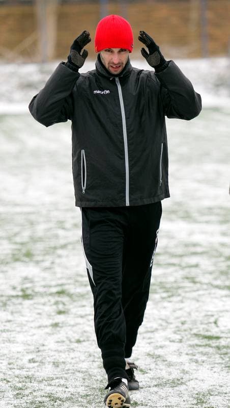 Football. GKS Katowice. Training. 24.01.2014