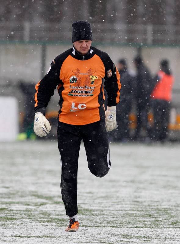 Football. Sparing. GKS Katowice - Gornik Leczna. 25.01.2014