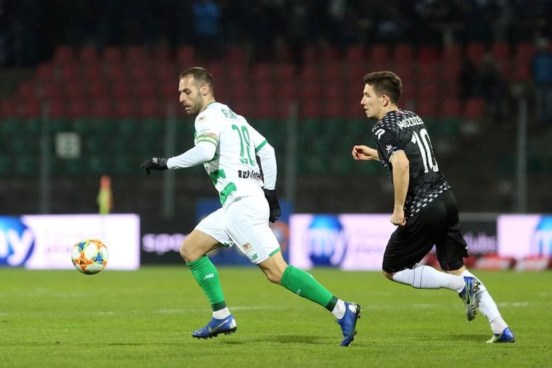 Football. Lotto Ekstraklasa. Zaglebie Sosnowiec - Lechia Gdansk. 16.03.2019