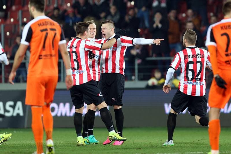 Football. Lotto Ekstraklasa. Cracovia Krakow - Zaglebie Lubin. 13.03.2017