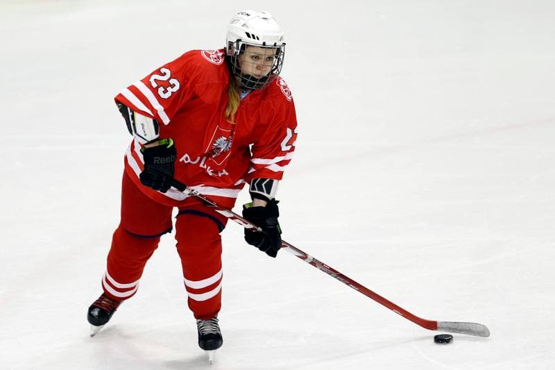 Ice Hockey. Women's Friendly Match. Poland - Ontario. 04.04.2017