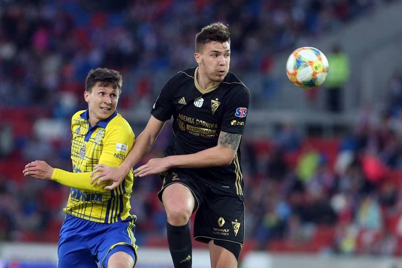 Football. Lotto Ekstraklasa. Gornik Zabrze - Arka Gdynia. 22.04.2019