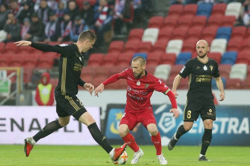 Football. Lotto Ekstraklasa. Gornik Zabrze - Zaglebie Sosnowiec. 29.04.2019