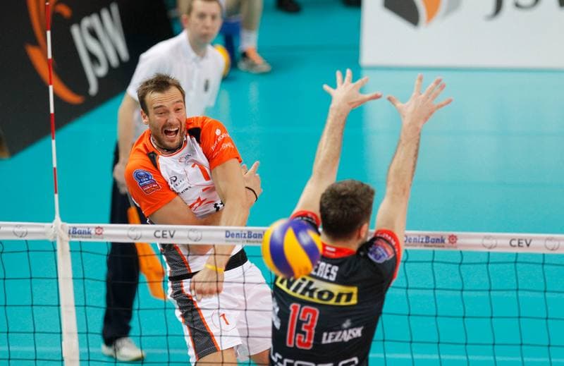 Volleyball. CEV Champions League. Jastrzebski Wegiel - Asseco Resovia Rzeszow. 05.02.2014