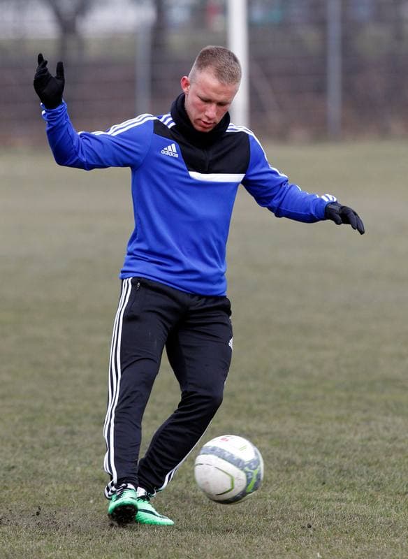 Football. Piast Gliwice. Training. 06.02.2014