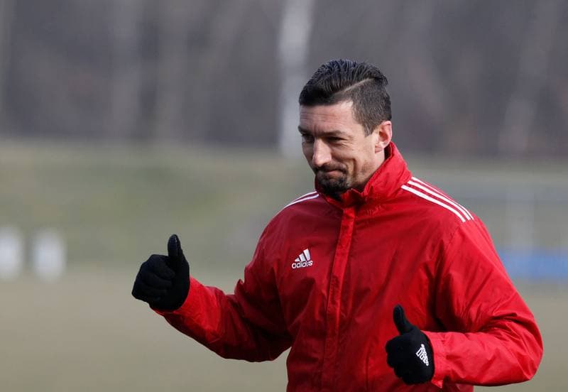 Football. Piast Gliwice. Training. 06.02.2014