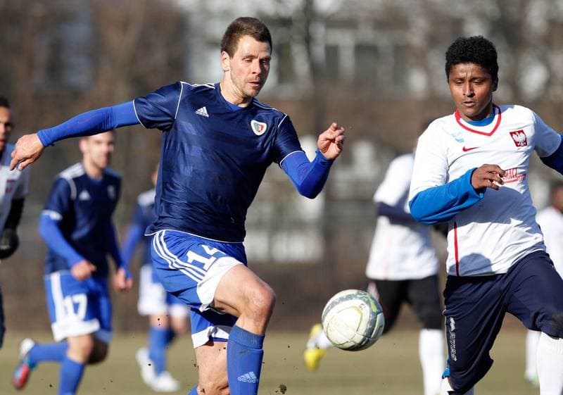 Football. Piast Gliwice. LZS Piotrowka. 10.02.2014